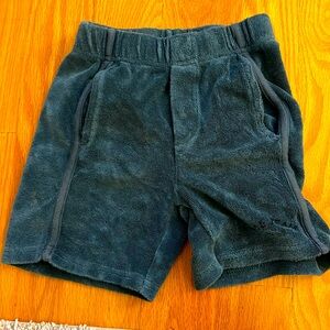 Zara terry shorts blue